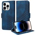 thumbnail image 1 of Funda GANGXUN para iPhone 14 Pro con diseño acolchado elegante, cuero PU, protección total y ajuste preciso, 1 of 5