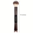 thumbnail image 5 of MAANGE Dual-Ended Makeup Brush - Versatile for Blush, Nose Contour & Powder Application - Odorless Nylon Bristles, All Skin Types, Portable Beauty Tool for Beginners, 5 of 5