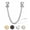 Polished Chrome, variant on Mega Handles Transom Door Chain 12" I Transom Door Window Locks | Stainless Steel Satin Brass 1 Pack