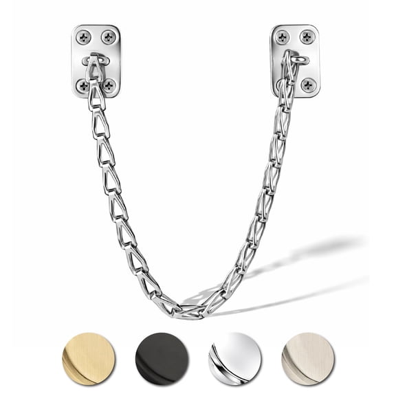 Mega Handles - Transom Door Chain 12" I Stainless Steel Transom Door Window Lock 1 Pack Polished Chrome