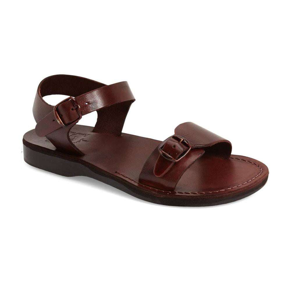 mens leather T Bar T Strap sandals dress sandals genuine leather white gold silver vegetable tanned leather Shoes Mens Shoes Sandals Flip Flops & Thongs 