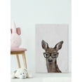 thumbnail image 5 of Marmont Hill Brown Hippie Deer III Canvas Wall Art, 5 of 7