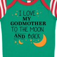 thumbnail image 3 of Inktastic I Love My Godmother to the Moon and Back Boys or Girls Baby Bodysuit, 3 of 4