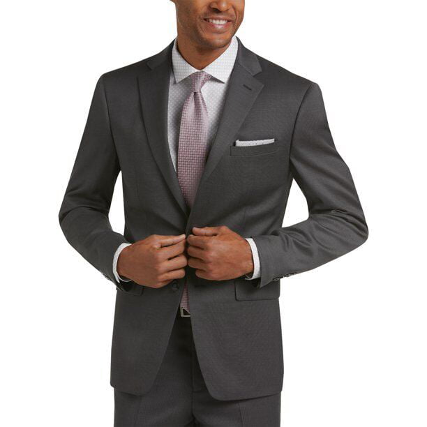Calvin Klein Mens 2 PC Slim Fit Two-Button Suit 