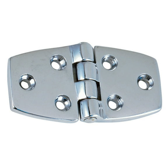 Perko 0808DP0CHR Chrome-Plated Hinge - 3" Open x 1.5" Pin Height