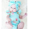 thumbnail image 2 of Emmababy Breathable Casual Styled Bodysuit Headband Clothes 2 Count (Girl's), 2 of 7