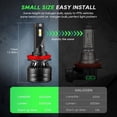 thumbnail image 2 of For Chevrolet Colorado 2013 2014 2015 2016 2017 2018 2019 2020 Led Headlight Bulbs 9005 H11 High&Low Beam 4pcs, 2 of 12
