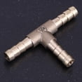 thumbnail image 4 of Joiner De Manguera De Combustible De 3 Vías, Conector De Manguera De Combustible De Latón De 3 Vías Para Aire, Agua, Gas, Aceite Y Otros Fluidos, 4 of 8