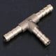 thumbnail image 3 of Pieza T De Latón Sólido 6 Mm, 8 Mm, 10 Mm, 12 Mm 3 De Manguera De Manguera Para Aire, Agua, Gas, Aceite, Combustible Con Fácil Instalación, Construcción Duradera, Uso, 3 of 7