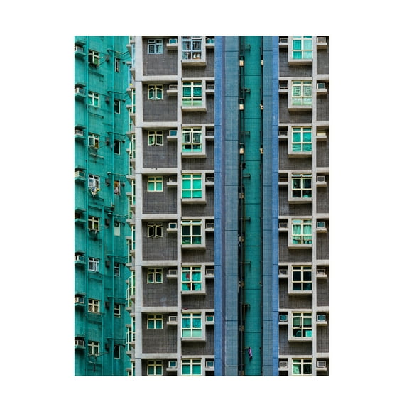 Canvas Wall Art - Andreas Agazzi 'Fractions' Wall Art for Living Room, Bedroom, or Office D?cor by Trademark Fine Art - 14 x 19 Inches