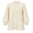 thumbnail image 1 of Blusa George para Mujer, Manga 3/4 Beige Talla G, 1 of 4