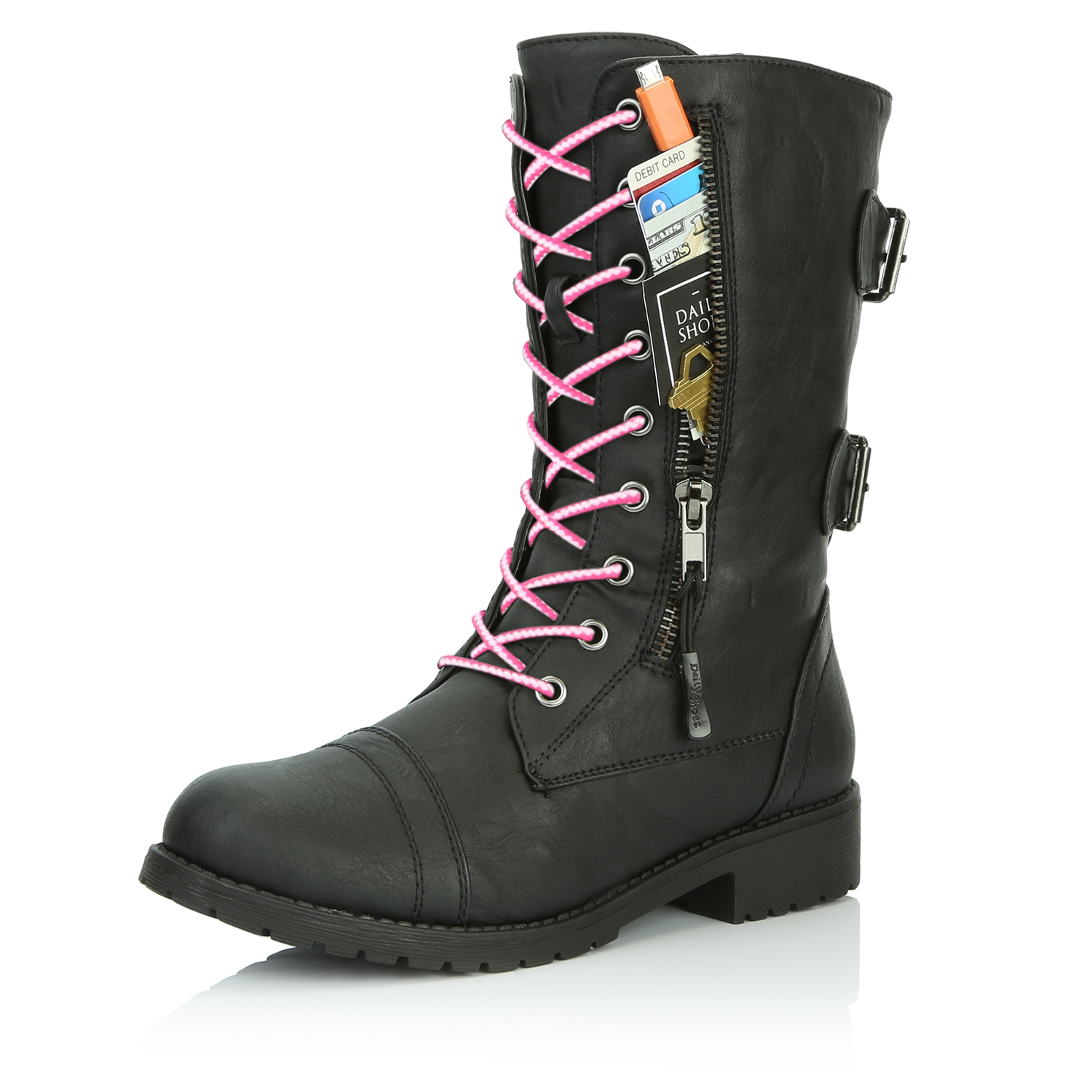 womens combat style boots