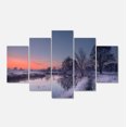 thumbnail image 2 of Frosty Fall Morning Panorama - Landscape Print Wall Artwork, 2 of 3