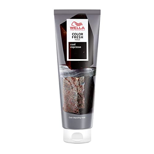 Wella Color Fresh Masks, Cool Espresso, Natural Shade, Temporary Color