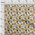 thumbnail image 2 of oneOone Cotton Cambric Yellow Fabric Kids Animal Fabric For Sewing Printed Craft Fabric By The Yard 56 Inch Wide, 2 of 4