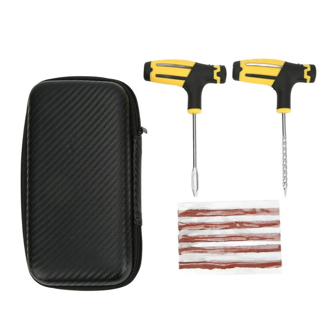 Kit de herramientas de reparación de neumáticos, accesorios profesionales prácticos y portátiles rápidos para coche, bicicleta y motocicleta Jadeshay A