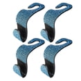 thumbnail image 1 of Riwesomey Paquete de 4 ganchos de plástico para reposacabezas de automóvil, portátil, desmontable, 360 grados, bolsa de compras para teléfono móvil, Type3 NO3 Riwesomey VI015497-04B, 1 of 6