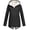 Black, variant on Women Solid Thickening Jacket Outdoor Plus Size Hooded Raincoat Windproof Winter Jacket for Women plus Size 3x Womens Outerwear Jackets & Coats plus Size Women Coats And Jackets Womens Lightweight