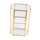 thumbnail image 2 of Joyero de cristal, estuche de exposición para joyería, caja de baratija transparente, organizador, estuche de almacenamiento de cosméticos para, 2 of 9