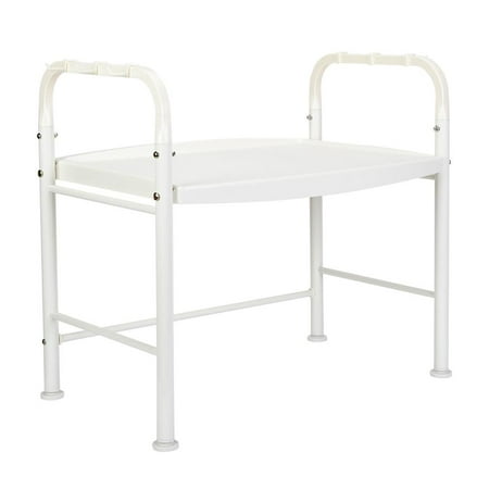 Counter Unit (HERCHR Microwave Oven Storage Rack,Microwave Oven Shelf,Ivory White Microwave Oven Rack Stand Household Kitchen Wares Storage Shelf Organizer, Metal Top Microwave Shelf Counter)