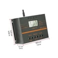 thumbnail image 5 of PWM 80A 60A Solar Charge Controller 12V 24V Auto Battery Charger Solar Panel Regulator With LCD Display PV Max 50VDC ,Excellent Performance and Stability, 5 of 5