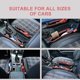 thumbnail image 5 of Car Seats Gap Bag Case Storage Bag Pu Car Organizer Artificial Leather Pocket Slot Storage Pocket Cup Holder Car Accessories, 5 of 5