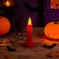 thumbnail image 5 of Halloween Decorations Savings, Tarmeek Halloween LED Candle Decoration Flameless Flickering Effect Plastic 16x6cm Table Centerpiece for Thanksgiving Christmas Party Decor, 5 of 7