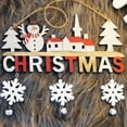 thumbnail image 4 of Wooden Hanging Xmas Festive Sign, Fashion Xmas Tree Hanging Ornament for Home Decor Front Door Tree, 4 of 5