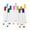 Multicolor, variant on Vikakiooze Back to School Supplies, 12 Colour Set Of Colour Repeatable Water Soluble Brush Water-Based Chalk 70ML