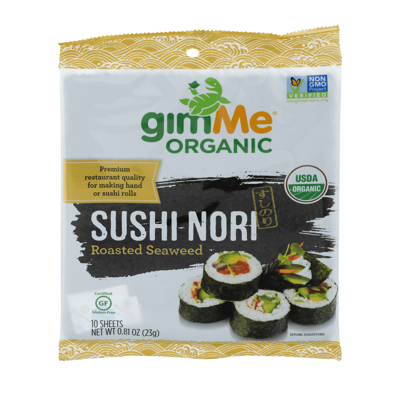 (Price/Case)GimMe 4440 Sushi Nori Organic Roasted Seaweed 12.17 Ounce