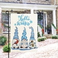 thumbnail image 3 of Hello Winter Snow Gnome Garden Flags for Outside, Cute Gnomes Winter Welcome Yard Flag, Burlap Seasonal Winter Christmas Holiday Flag 12.5x18 Double Sided for Yard Lawn Farmhouse Decor, 3 of 6