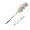 thumbnail image 4 of Xihbxyly Diadema de Organza con Flores, Kit de Peinado Elástico, Estilo Retro Relajado, Ideal para Cabello Grueso, Ideal para Fiestas y Viajes, Accesorios Atractivos para El Cabello., 4 of 6