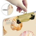 thumbnail image 6 of FORMRS Acrylic Clipboard with Low Profile Clip Standard A4 Letter Size, 12.5" x 9", Watercolor Seashell, 6 of 8