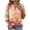 Pink#3, variant on Women's Color Block Leopard Print Top 3/4 Sleeve Quarter Zip V Neck Casual Loose Fit Blouse Spring Summer Pullover T-Shirt