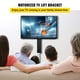 thumbnail image 2 of Soporte Motorizado VEVOR para TV 28 pulgadas con control remoto Altura ajustable, 2 of 9