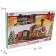 thumbnail image 4 of Juego de tren navideño de 12 piezas con trenes a batería: adornos para árboles de Navidad, adornos para mesas y regalos para niños, 4 of 4