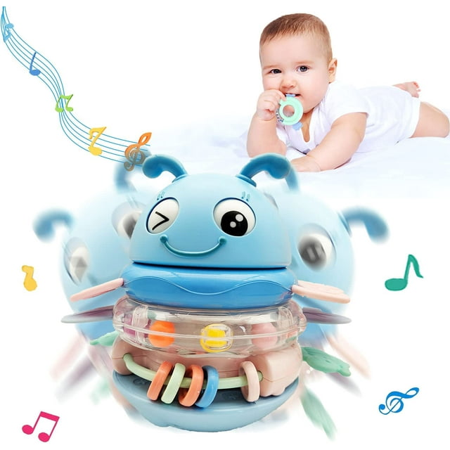 Babies Teethers Toys, Baby Rattle Toys, Stacking Ring Toys Suitable For