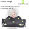 thumbnail image 3 of Serenesitz Ortserenesitz Orthopedic Seat Cushiohopedic Seat Cushio, Serene Sitz Orthopedic Seat Cushion, Serensitz Orthopedic Seat Cushion for Sciatica & Back Pain Relief (Black), 3 of 8