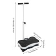 thumbnail image 2 of TFCFL Workout Vibration Plate Exercise Machine Adjustable Full-body Vibrating Plateform Equipment 330.69 lbs, 2 of 18