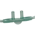 thumbnail image 2 of 100pk Adult Oxygen Cannula w/Tabbed Nose Piece, Soft Straight Prongs & 6.5Ft Crush Resistant Tubing, 2 of 2