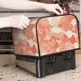 thumbnail image 7 of Toasting Machine Cover 4 Pieces 12.4×10.6×8.3in Dust-Proof Explosion-Proof Waterproof And Wear-Resistant Hollow Bottom Snake Skin Print Style Coral_3, 7 of 7