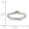 thumbnail image 5 of Stackable Expressions Sterling Silver Peridot Ring, 5 of 8