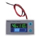 thumbnail image 2 of (3 uds) Monitor de batería 10-100V probador de capacidad de batería Digital, medidor de interruptor de temperatura de voltaje de nivel de porcentaje, 2 of 5