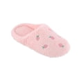 thumbnail image 2 of CTM  Strawberry Print Fur Slippers (Women), 2 of 5