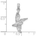thumbnail image 5 of 14K White Gold 3-D Pelican Flying Charm Material Primary Purity Sparkling Vibrant Feminine A classic choice for celebrating love and achievement, 5 of 5