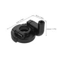 thumbnail image 2 of Phenofice Throttle Housing Clamp Motorcycle Throttle Holder Rectangular Black Secure Throttle Cable 1Set, 2 of 8