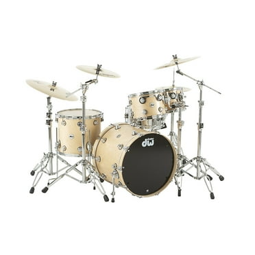DW Collector's Series Satin Oil 4-Piece Shell Pack Twisted Natural Chrome Hardware