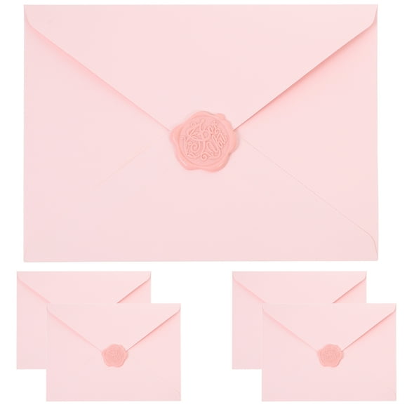 KAKOWELY juegos de sobres rosas para invitaciones de boda, cartas de amor y San Valentín.