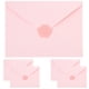 thumbnail image 1 of KAKOWELY juegos de sobres rosas para invitaciones de boda, cartas de amor y San Valentín., 1 of 5