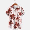 thumbnail image 4 of Camisetas de Lino para Hombres Vintage Bowling Manga Corta Cuello Cubano, Retro Playa Y Verano Hombre Manga Corta Botón Abajo Camisetas, 4 of 6